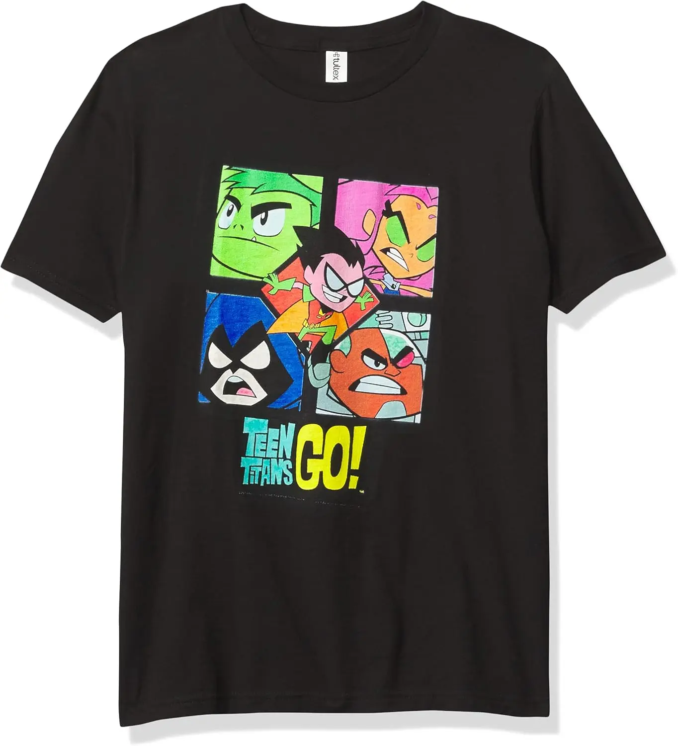 

Warner Brothers Teen Go Titans Boxed Boy's Premium Solid Crew Tee