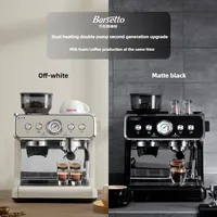 Barsetto Bae02 Second Generation Coffee Machine Small Double Heating Italian Semi-automatic Grinding Machine for Home Use 220V