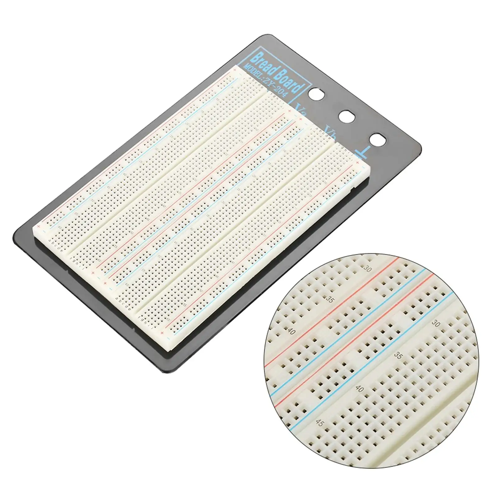 1660 Points Plug-in Breadboard for Circuit Testing - No Soldering Required, Ideal Test Bed