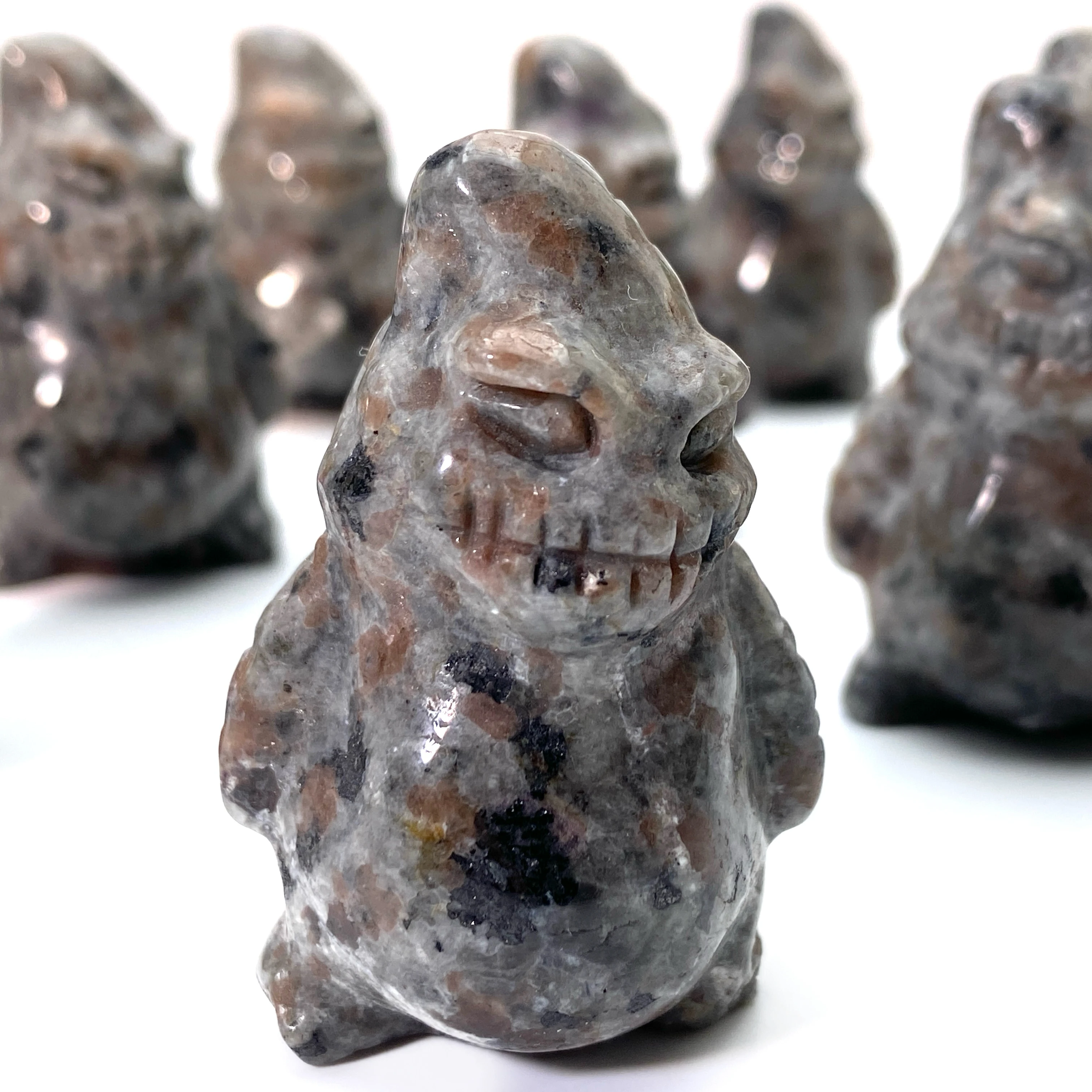 1 Stück Yooperlite-Clown-Figuren – UV-fluoreszierend, Steinkollektionen, ideal für Halloween, Weihnachten, Ostern, Abschlussgeschenke, Raumdekoration