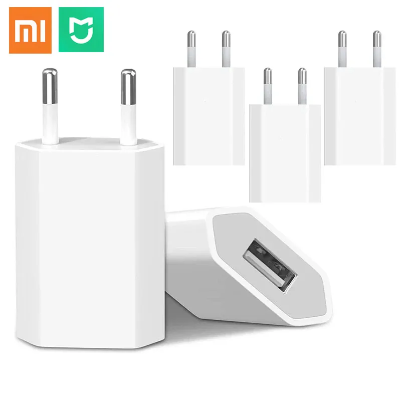 

Mijia USB Interface 5V/2A European Standard Mobile Phone Fast Charging Head Mobile Phone Accessories for iPhone Samsung Millet