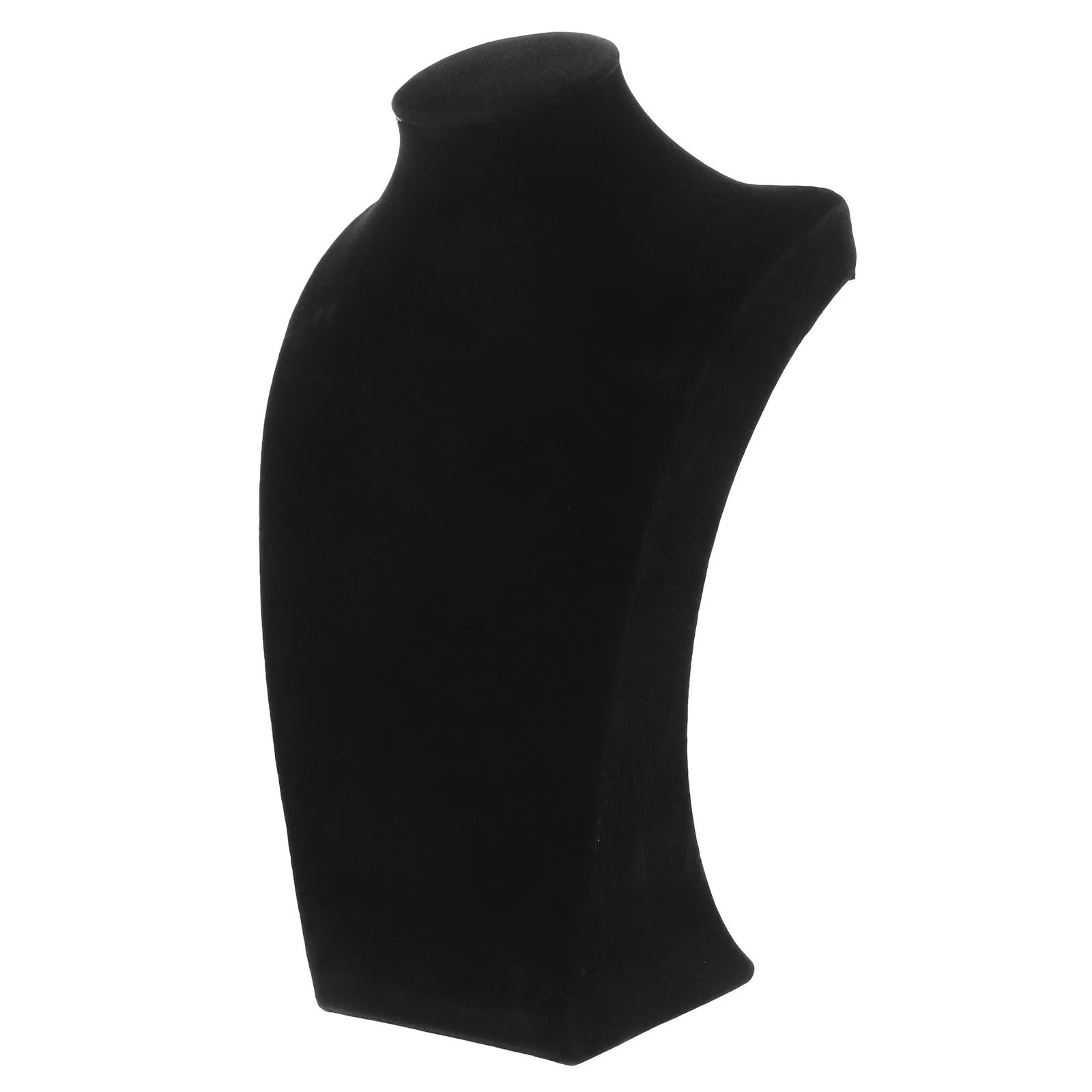 

Necklace Display Stand Jewelry Bust For Necklaces Earrings Retail Store Home Organizer Holder Stackable Wooden Base