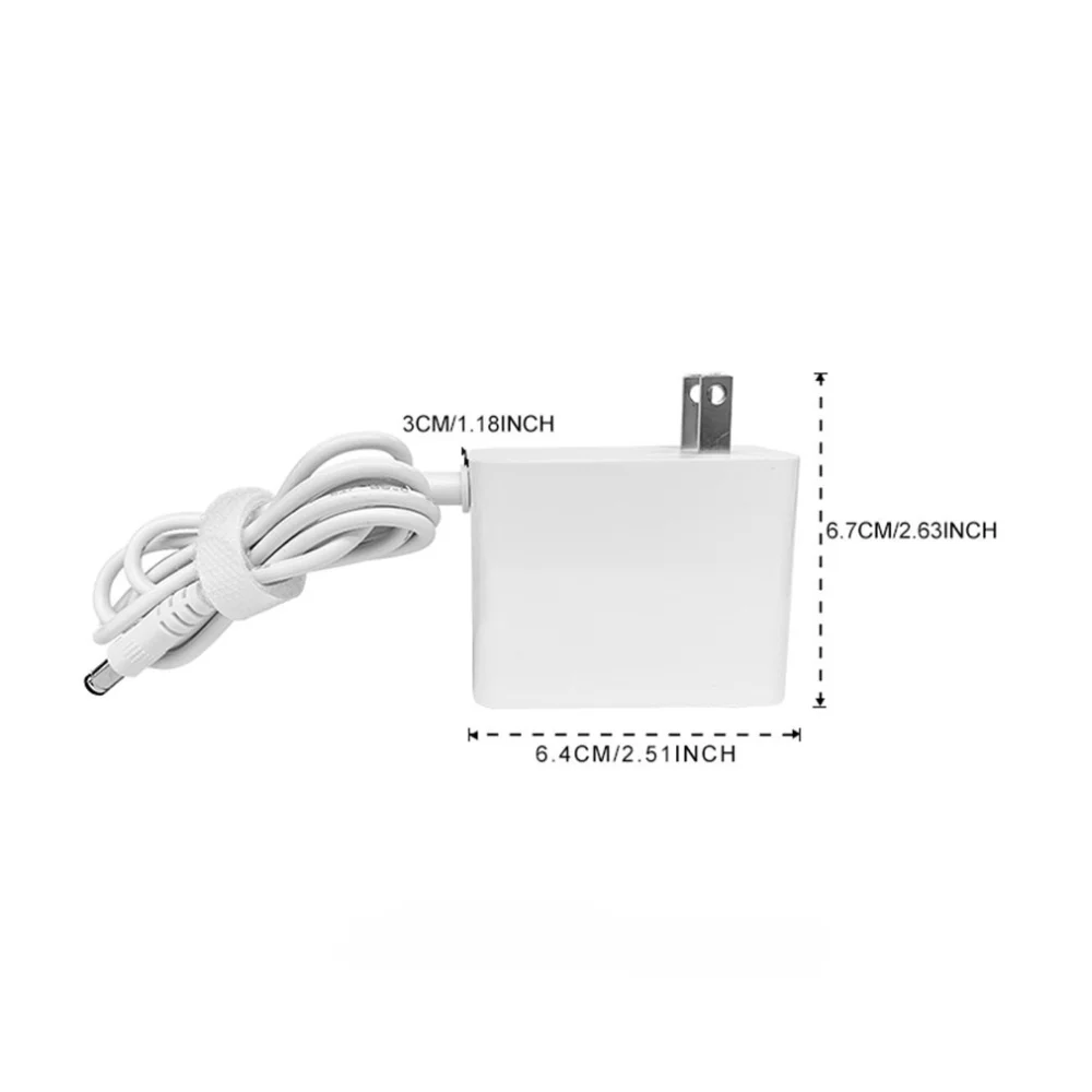 36W 12V 3A Power Adapter AC/DC Power Supply Universal 5.5x2.1mm Charger for LED Strip Lights CCTV Camera Home Security System