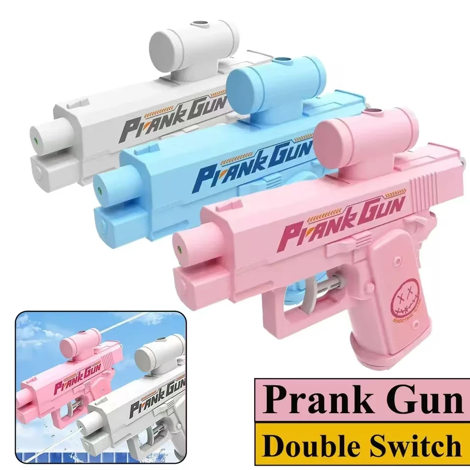 New Two-Way Water Gun Prank Water Gun Toy Stress Relief Small Pistol Game Outdoor Indoor Adult Child Interaction Shoot Gift