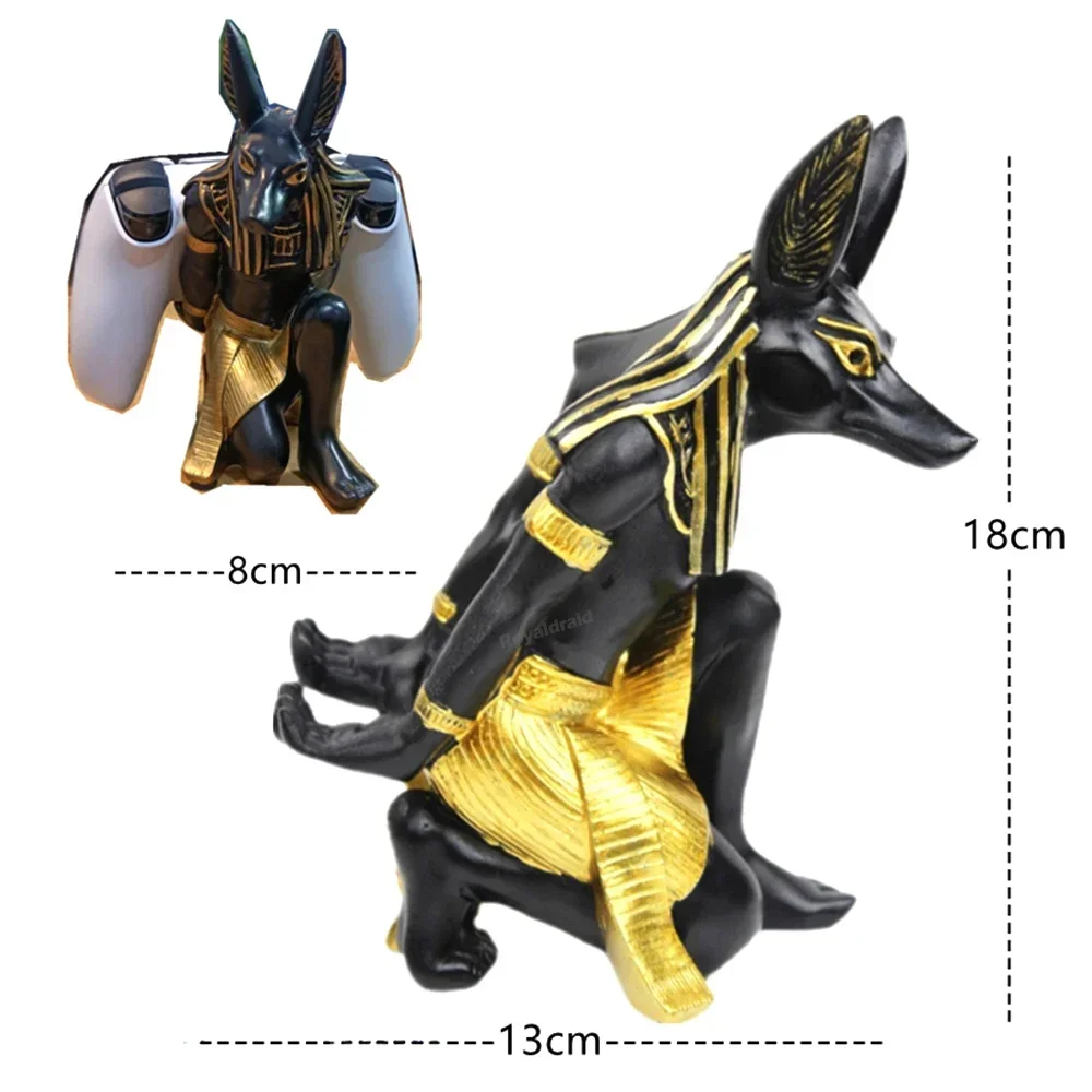 

Подставка для геймпада и телефона Resin Egypt Anubis God для PS4/PS5/XBOX/Switch, настольная подставка, рождественский подарок
