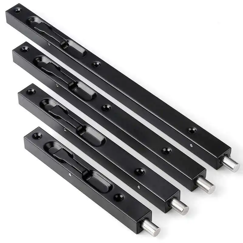 1PCS 304 Edelstahl Holz Tür Riegel Große Tür Anti-Diebstahl Mutter-Kind Tür Erde Einsatz Schloss boot Ausrüstung Zubehör