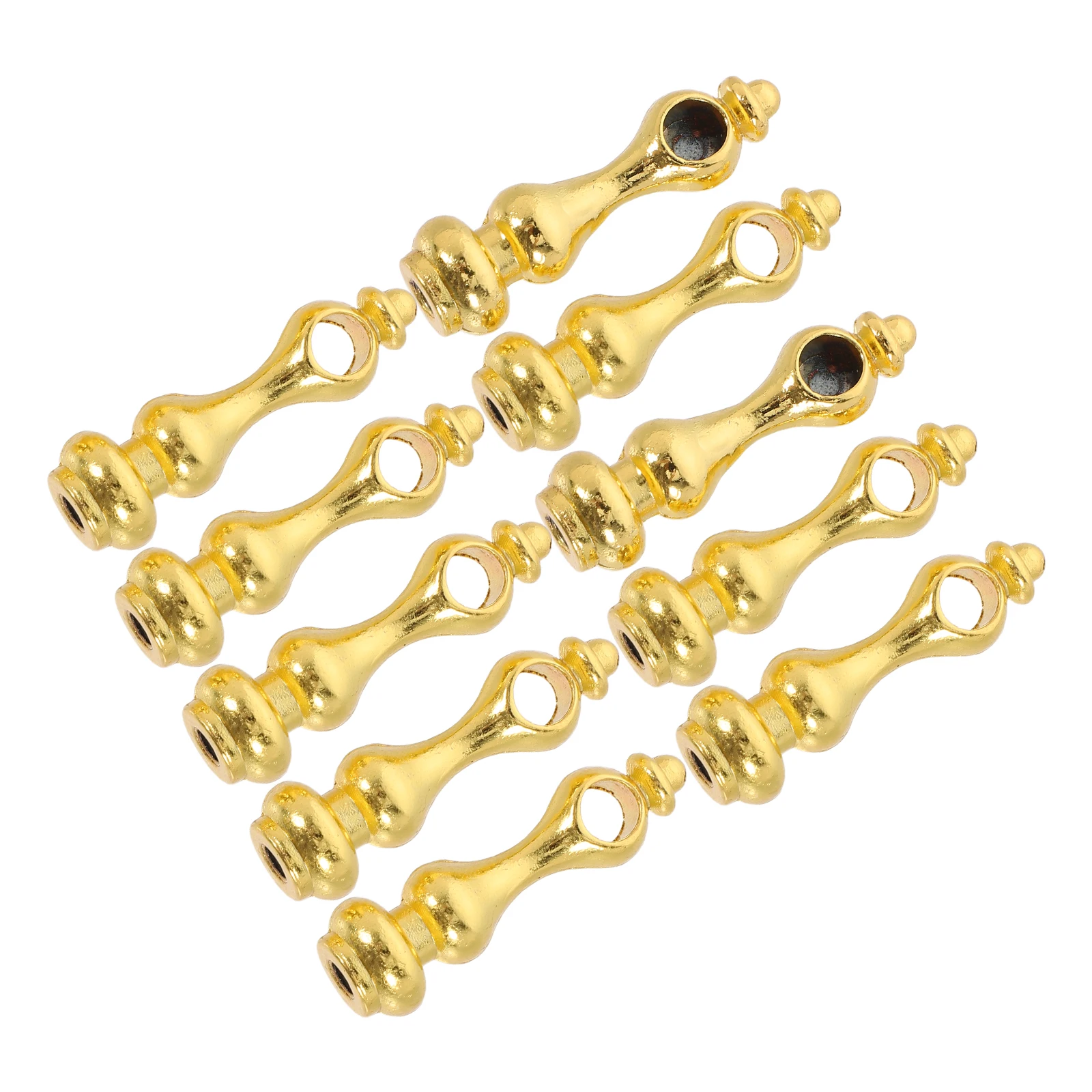 

10pcs Fence Accessories Sturdy Metal Connectors for Glass Railing DIY Spindles Decorative Columns Furniture Hardware