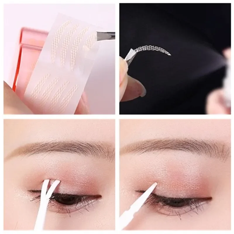 300Pcs/box Double Fold Self Adhesive Eyelid Tape Stickers Big Eyelid Tape Stickers S/L Make Up Clear Beige Invisible Accessories