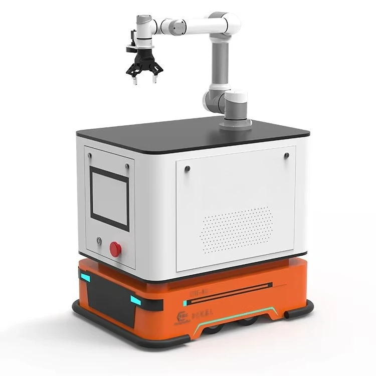 Automatic Mobile AGV Robot Collaborative Mobile Manipulator for Factory Transportation