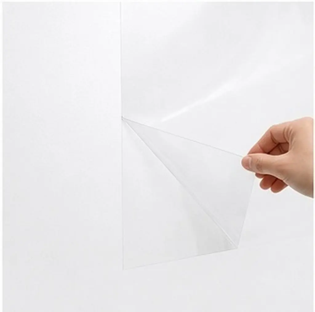 2 Roll Reusable Whiteboard Roll 45Cm by 2M Large Removable Writable Wall Sticker for Office School Home Dry Erase White Board