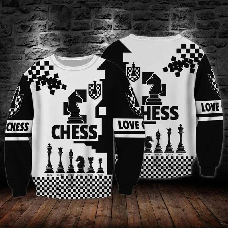 Dark Plstar 3D Printed New fashion Chess Pattern Art Harajuku Pullover Funny Unique Unisex Casual Hoodies/Sweatshirt/Zip