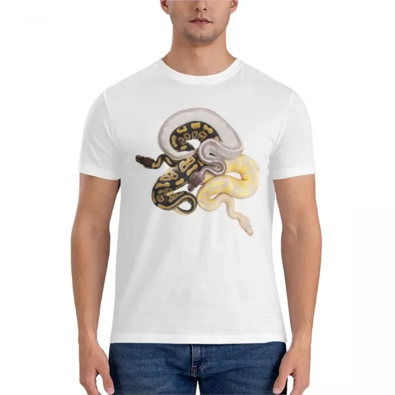 Camiseta de Python regius Ball Essential para hombre, camisetas gráficas divertidas, camisetas gráficas