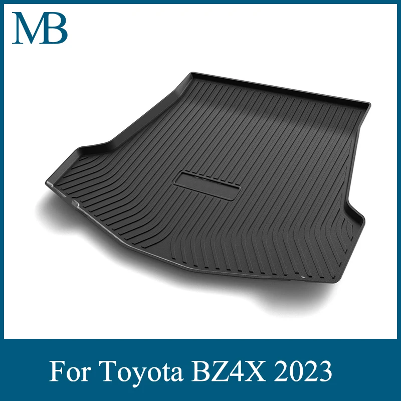 Car Trunk Mat For Toyota BZ4X TPE Accessories BZ3 2023 2022 Car Easy Installation Trunk Mat Rear Pads Interior Cargo Liner