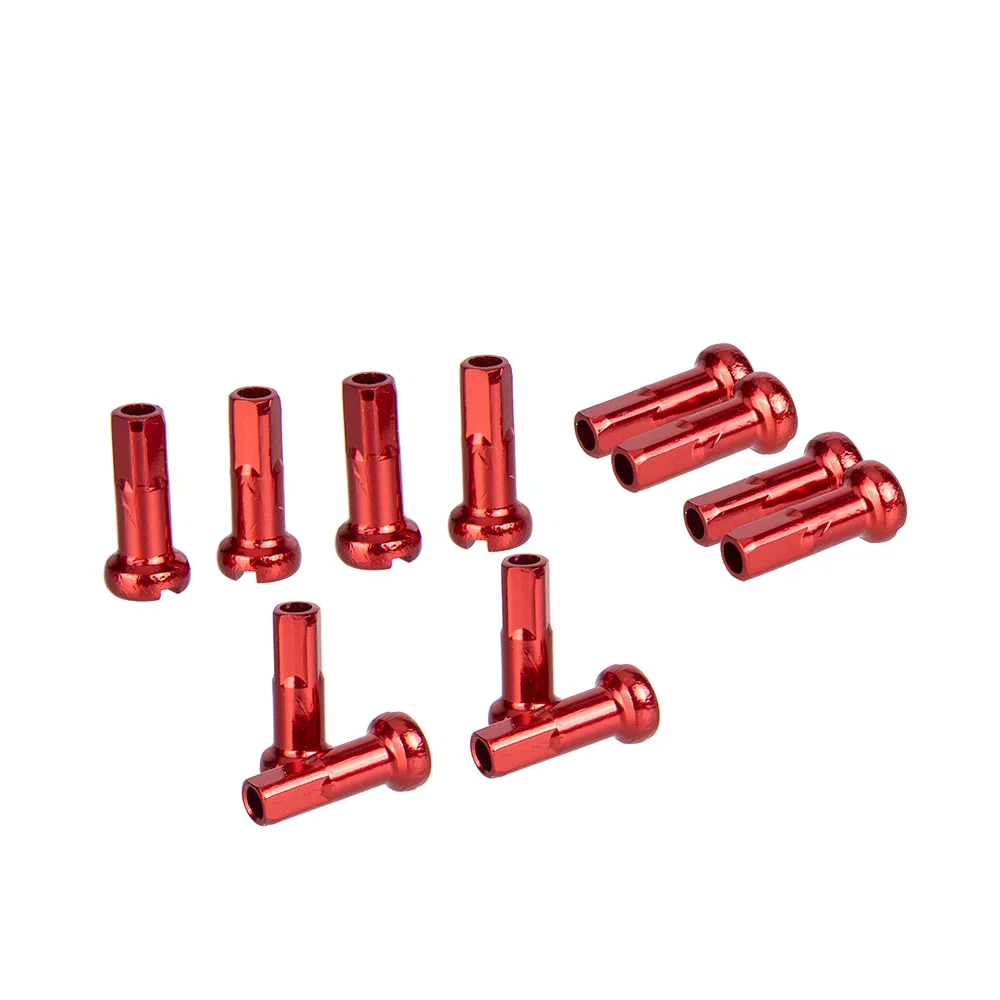 ZTTO 72 Stück MTB Fahrrad Rennrad Nippel 14G 2,0 14 mm 2,0 mm Ultraleicht Hochfeste Aluminiumlegierung Bunte Speichen Nippel