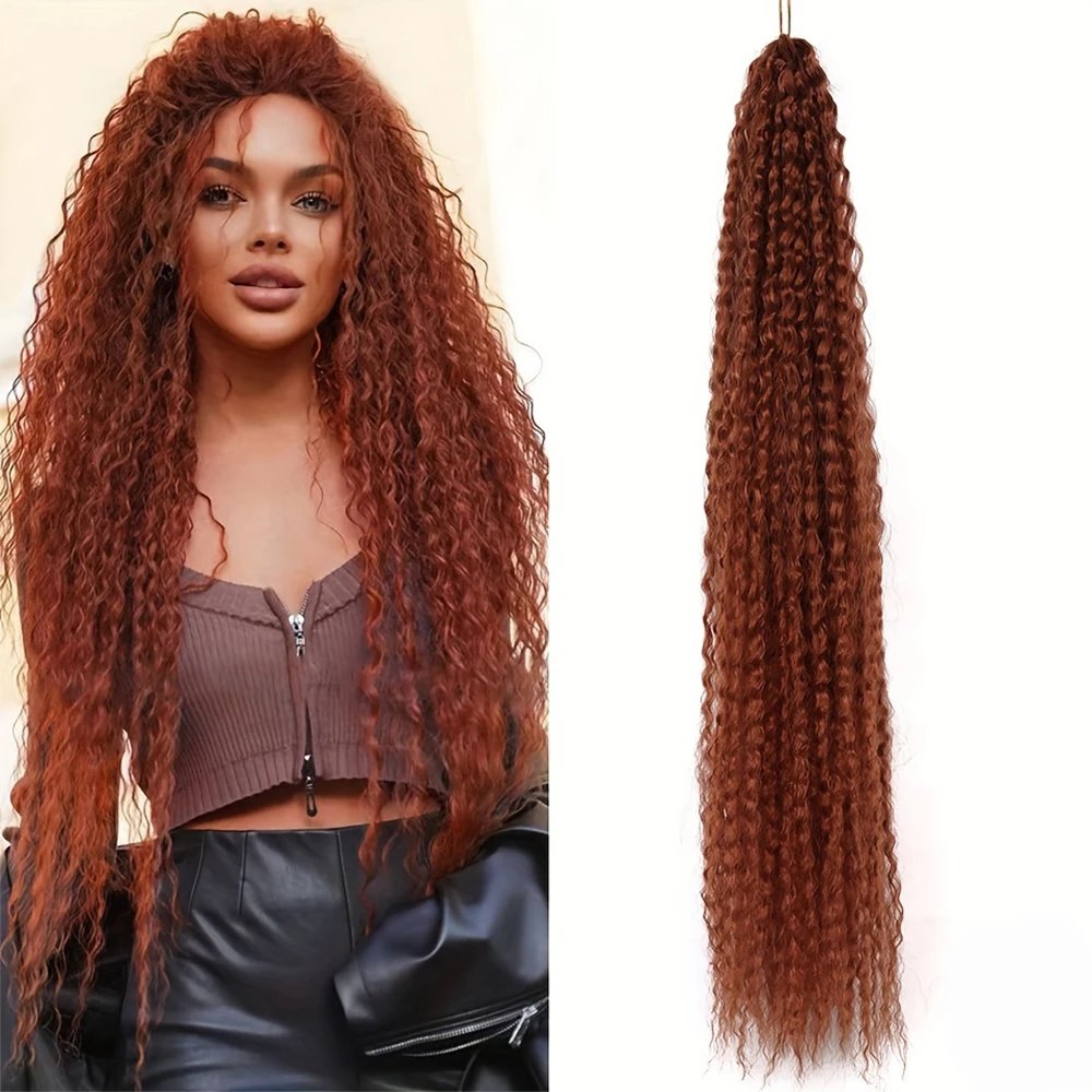 

Synthetic Brazilian Braids Afro Yaki Kinky Curly Crochet Braiding Hair Extension for women 28inch long Ombre Wave wigs Extension