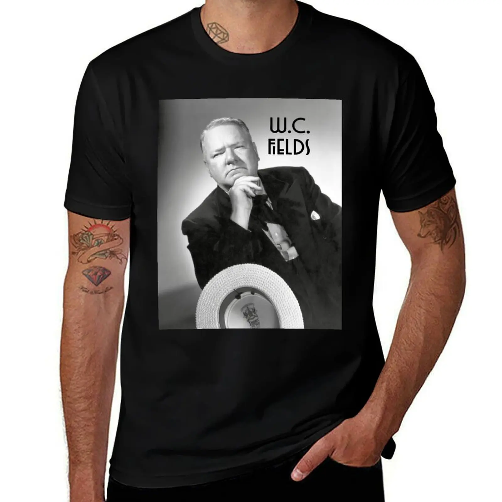 W.C. Fields T-Shirt Stylish Graphic Short Sleeve Top