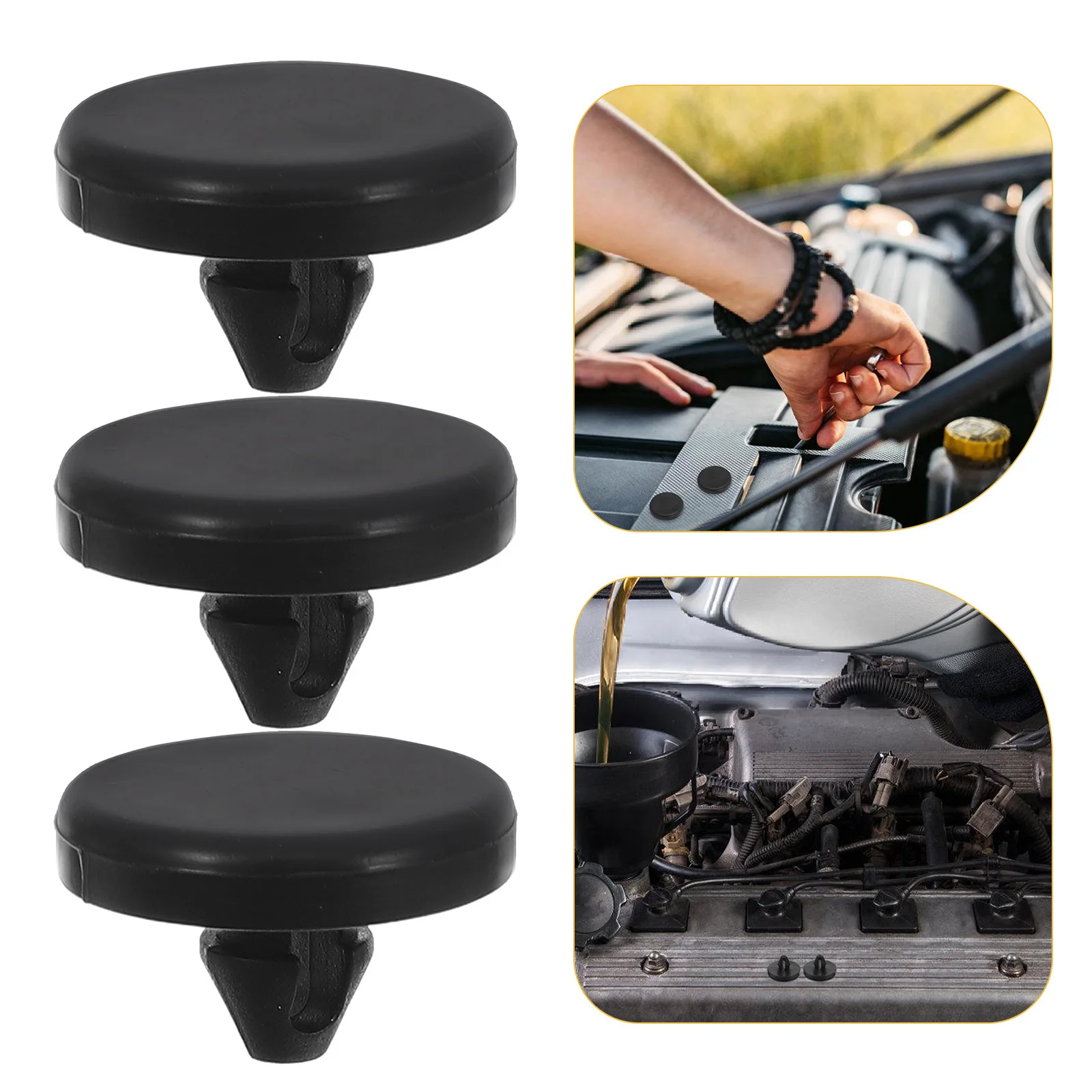 

30Pcs Brake Light Switch Pad Rubber Brake Pedal Stop Pad Auto Clutch Pedal Bumper Noise Reduction Allweather Performance Vehicle