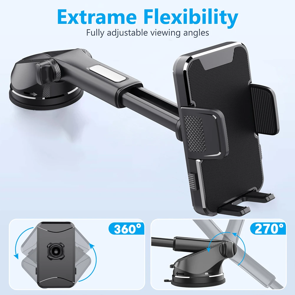 

Gravity Sucker Dashboard Mobile Phone Stand Universal Windshield Phone Bracket Auto Smartphone Stand for Cellphones 4.7-7.9Inch