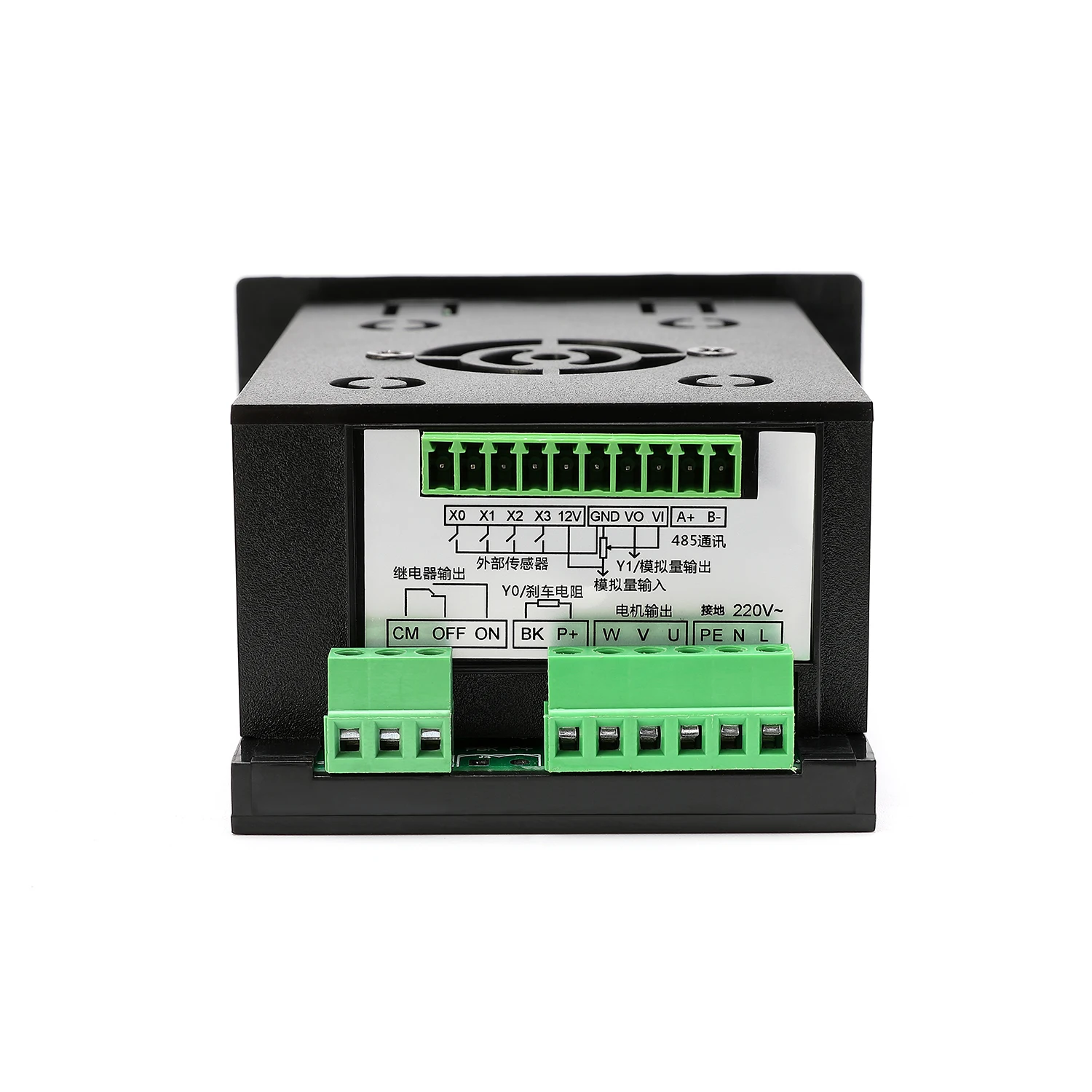 Imagem -04 - Econômico Monofásico 220v Entrada Vfd Adicionar Rs485 Conversor de Frequência de Driver de Motor Trifásico Inversor Pequeno Transformador 075kw