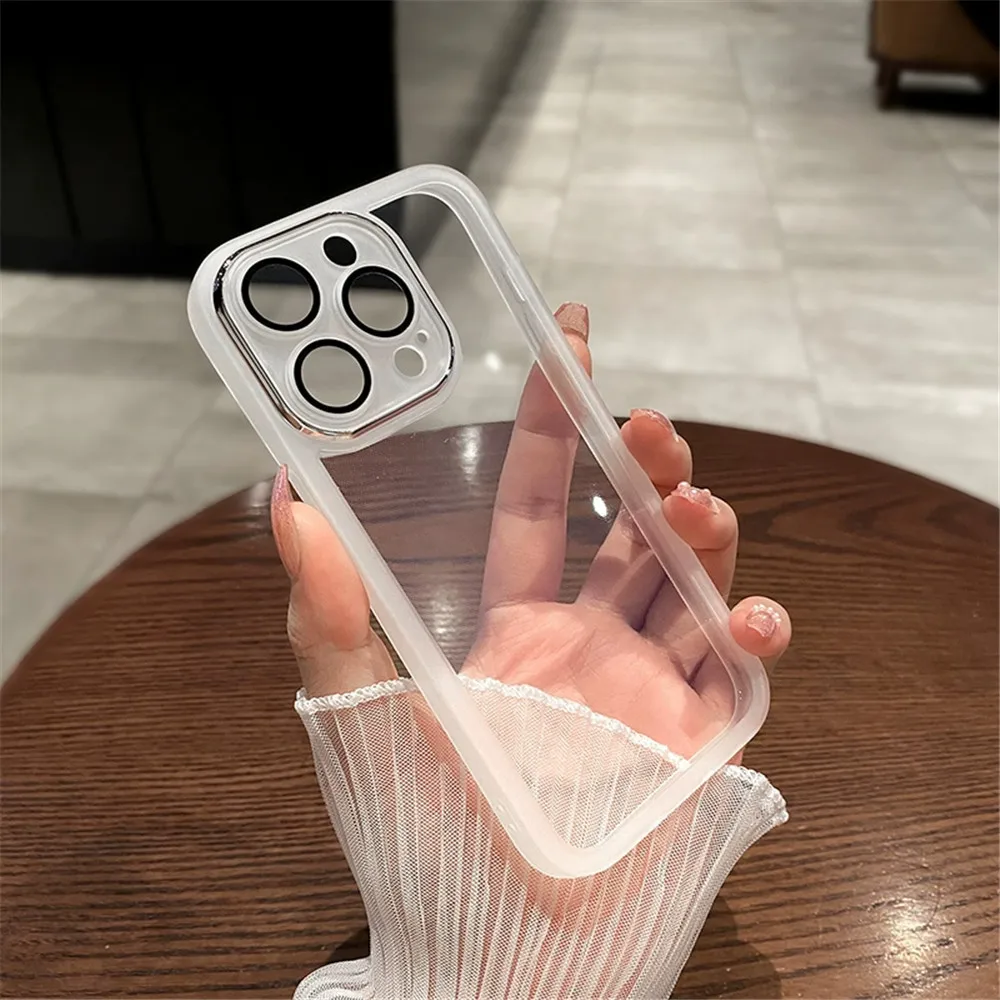 Soft Silicone Phone Case For Xiaomi Redmi Note 13 Pro Plus 4G 5G 12 11 11S 10 10S 9 9S 8 Pro Camera Protection Transparent Cover