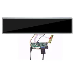 24 inch Stretched Bar LCD Screen for Supermarket Shelf Advertising DV240FBM-NB0 1920*360 Controller Board