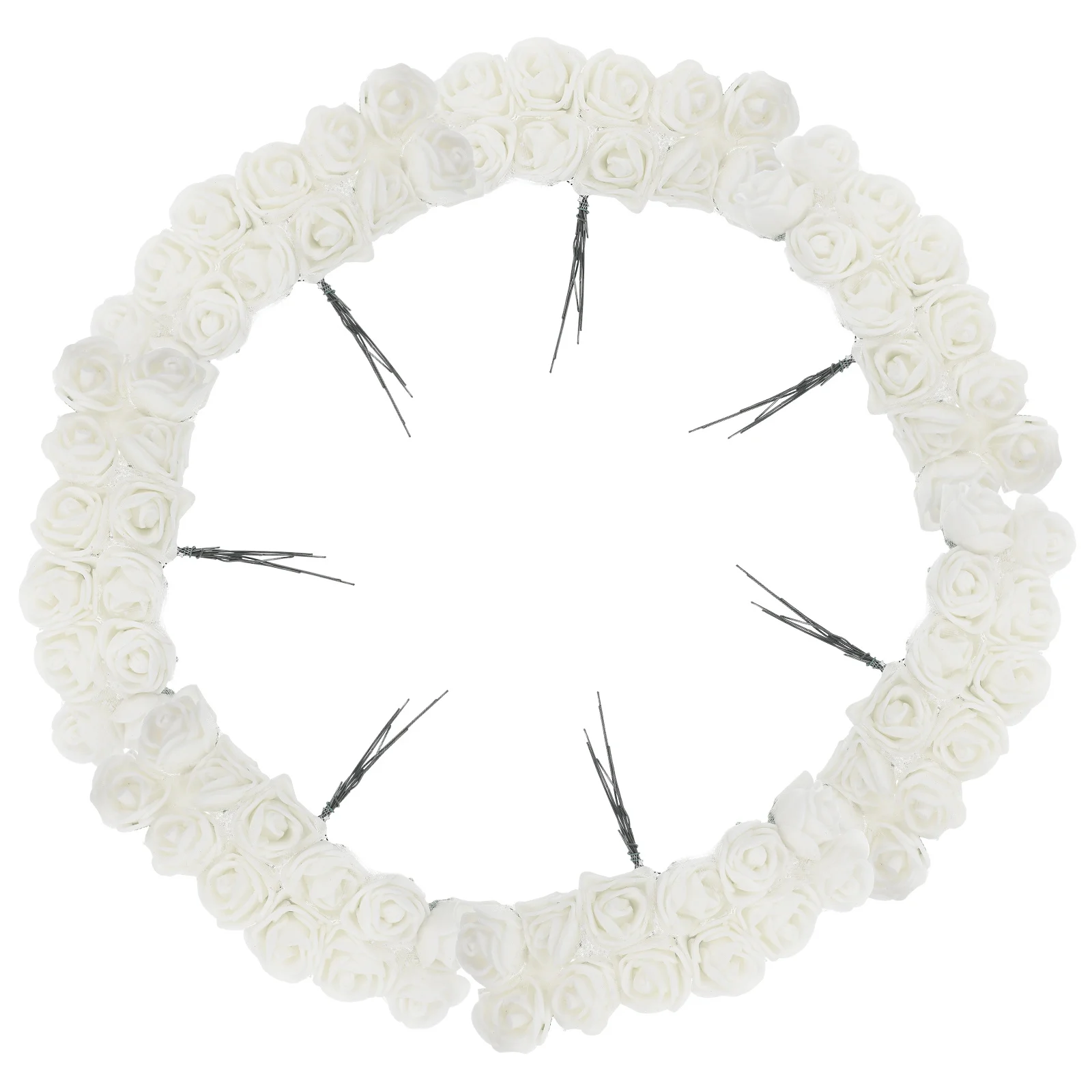 

144Pcs Mini Rose Heads Artificial Flower Heads for Crafts DIY Wedding Decoration Faux Flower Bouquet Material Mini Rose Head