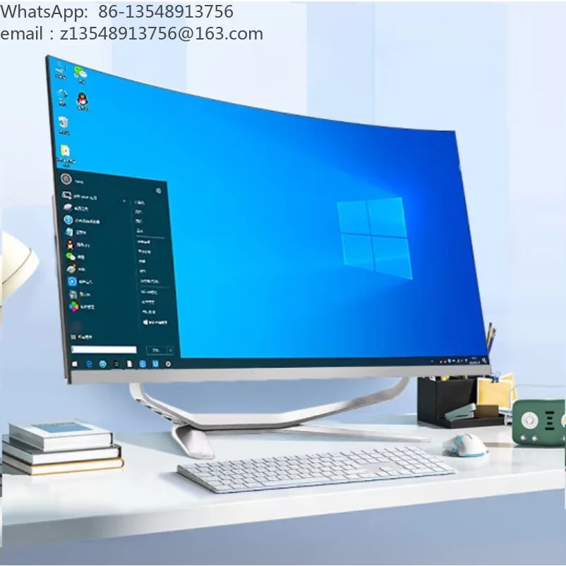 19-Inch Full Set Desktop Computer, Core I5 Discrete Graphics PC, All in One Unit for Home Office Online Class