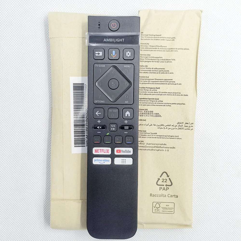 Remote Control For Philips 398GM10BEPHNA002CR RF543B0057 OLED810 OLED820 OLED860 65OLED850 OLED8100 Series OLED TV