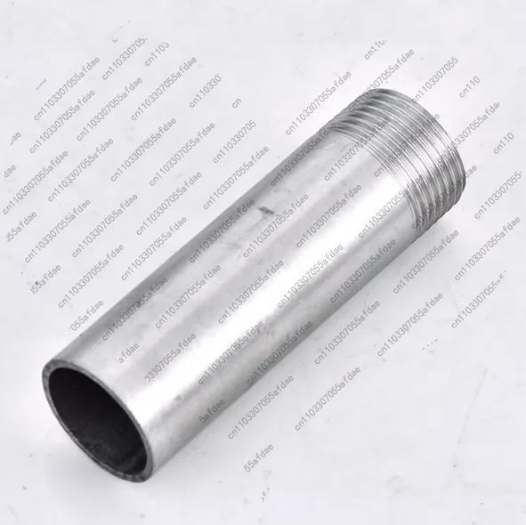 1pc stainless steel single-head external wire welded pipe 100mmlong wire head 4 6 points 1inch