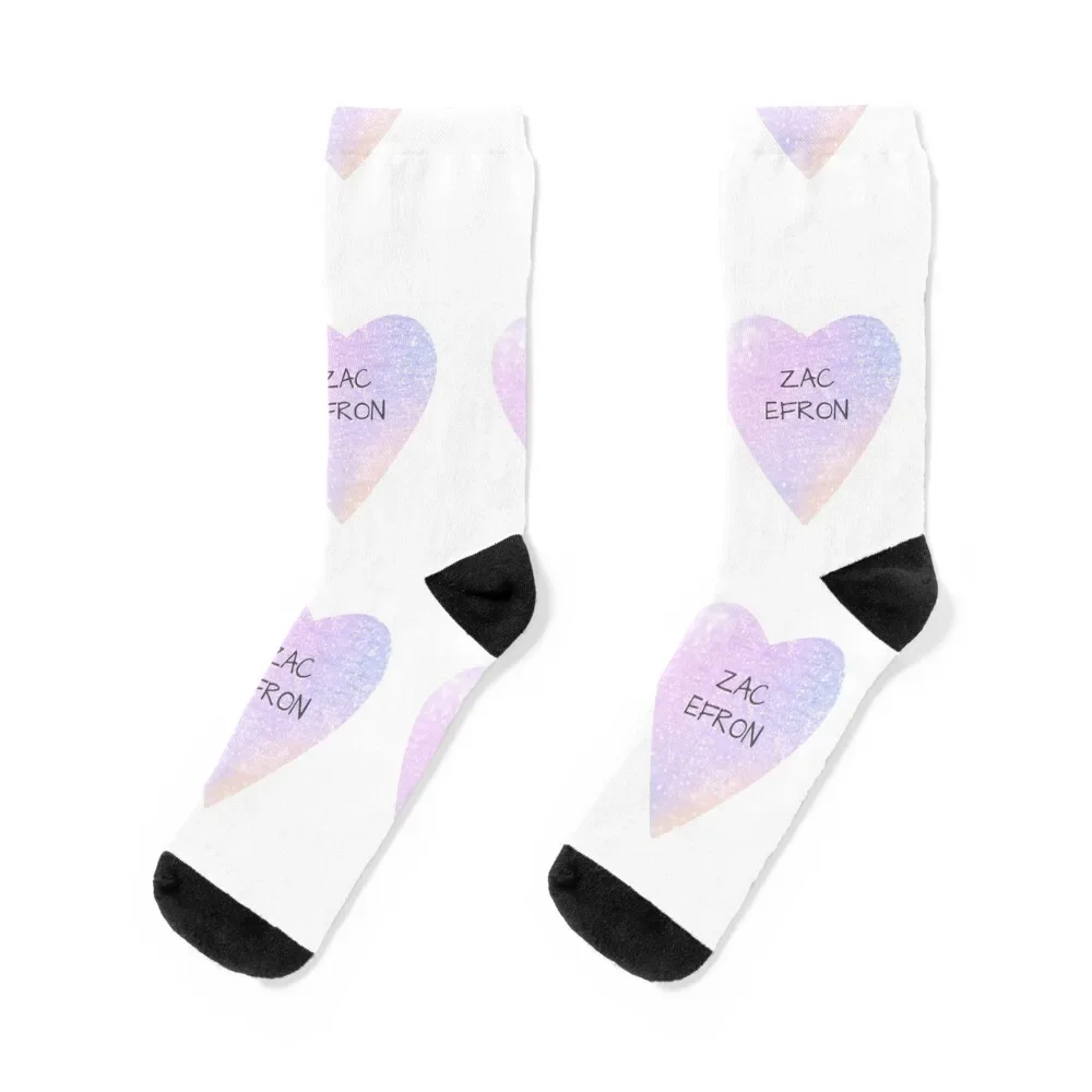 

I Love Zac Efron Socks sports stockings hiking Men's Socks Luxury Women's