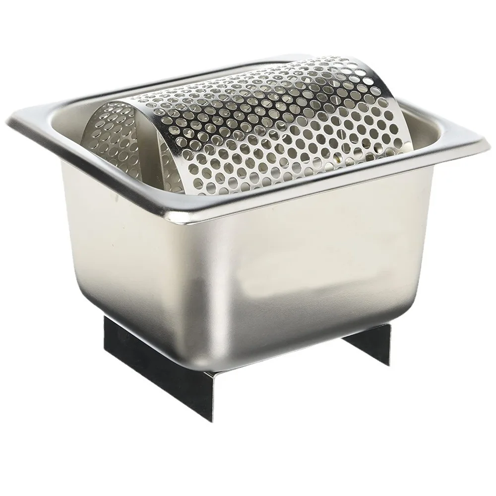 Burger Shop Butter Roller with Stand Foot American Burger Butter Roller Tool Stainless Steel Butter Tool
