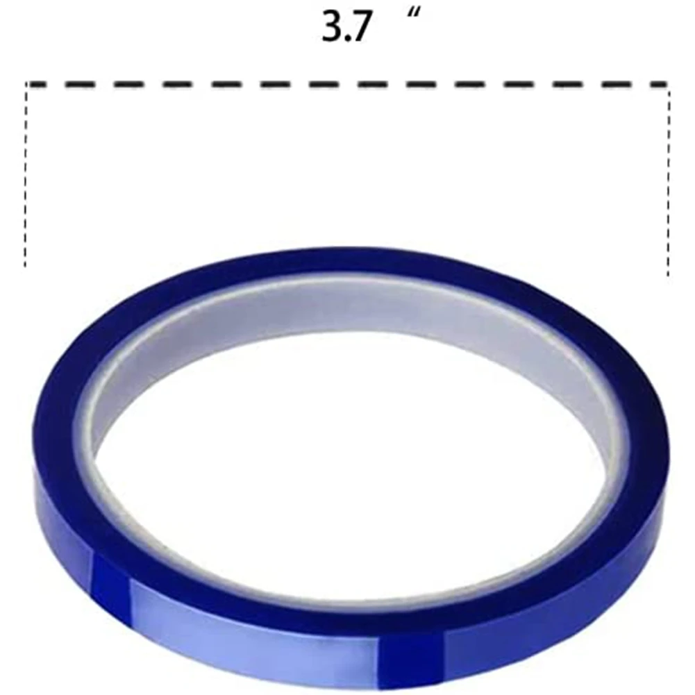 10 Rolls Heat Tapes Sublimation Blanks Thermal Tape No Residue Tape Up to 260Celsius for Heat Sublimation Press