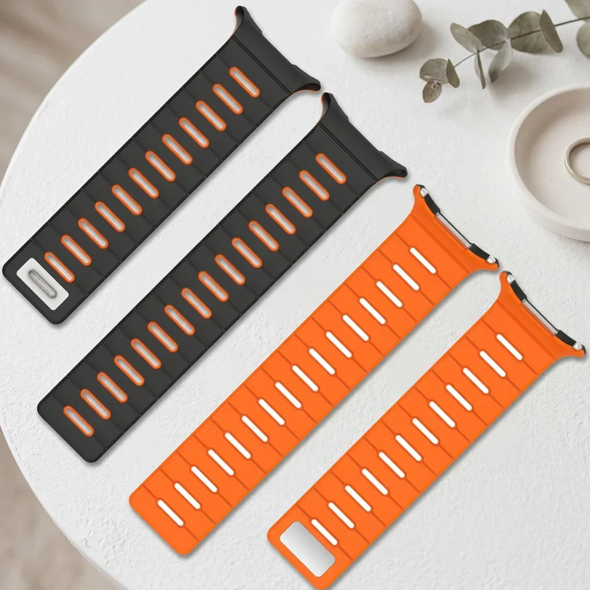 Magnetisches Silikonarmband für Samsung Galaxy Watch Ultra 2 47 mm, Sportarmband für Galaxy Watch 9/8 40/44, Watch 8 Classic 46 mm, Armband. – Detail 4