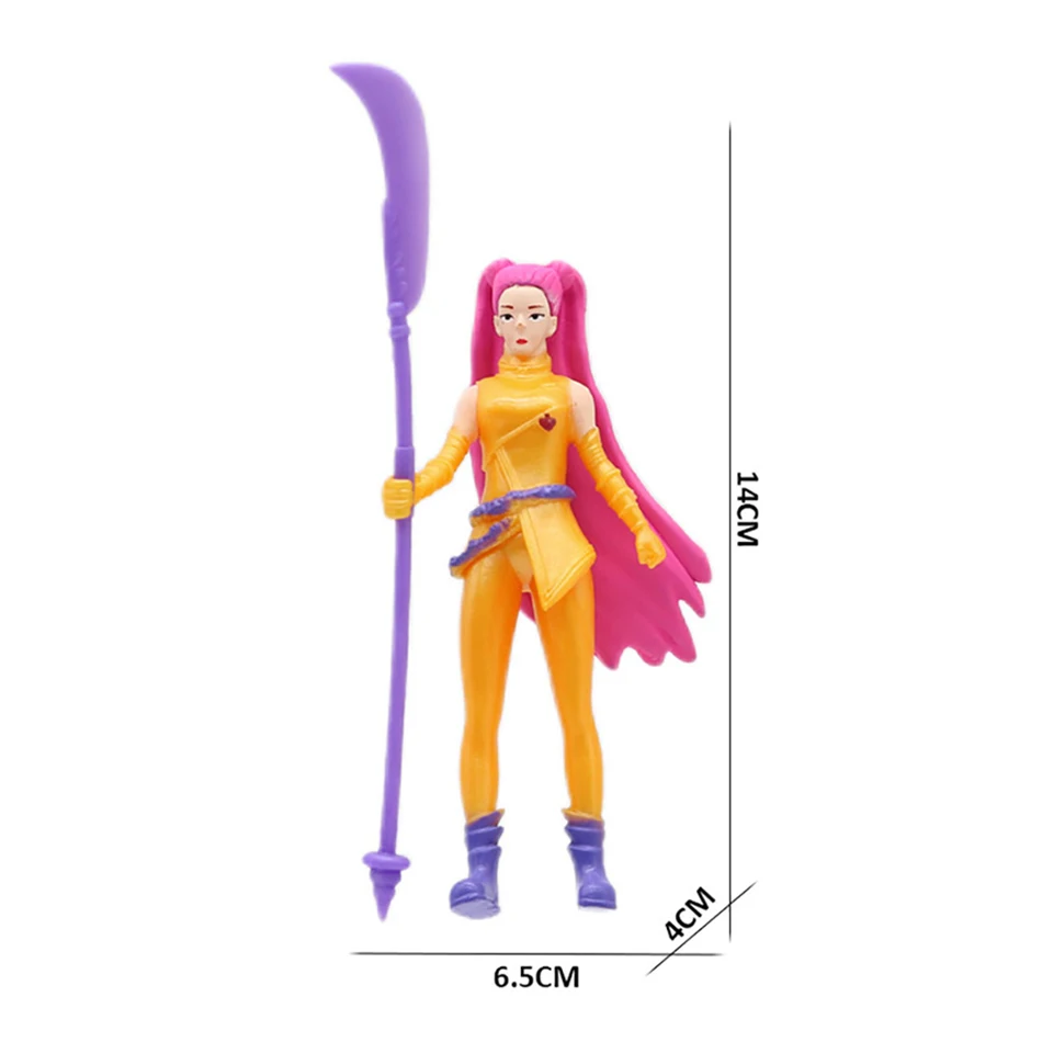 Kpop شيطان الصيادين أنيمي الشكل اللعب لطيف البلاستيكية سطح المكتب جمع عمل نموذج لجسم لعب الاطفال عيد ميلاد الديكور لعبة الهدايا