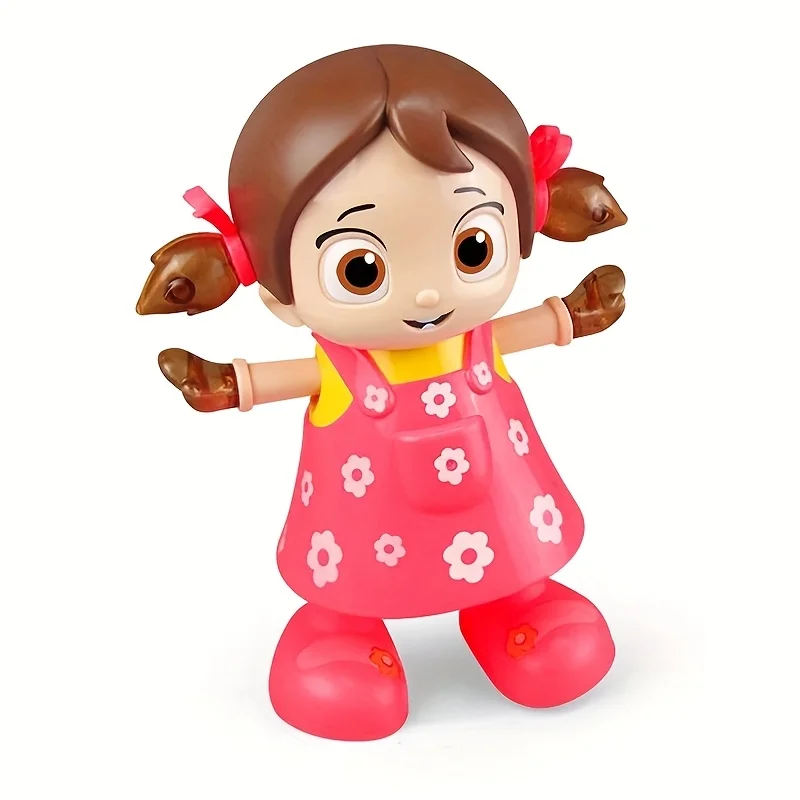 어린이 전기 춤추는 장난감, 유아용 음악 놀이 장난감, 아이들을 위한 재미있는 생일 선물, 조명 포함.