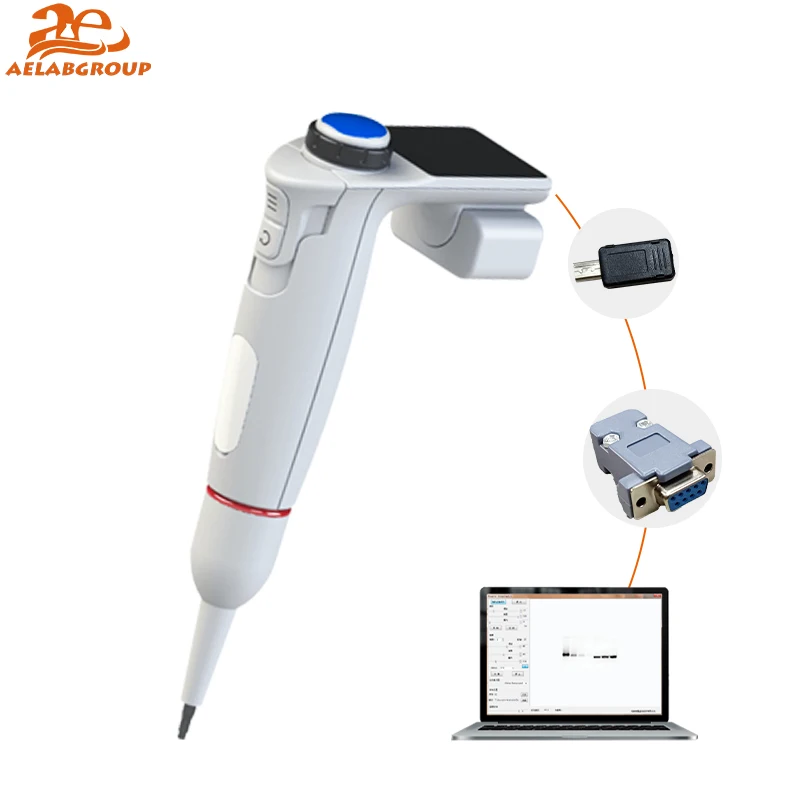 AELAB Laboratory Customized Various Volume Digital Automatic Pipette Cheap Price Mutichannel Electronic Adjustable Pipette