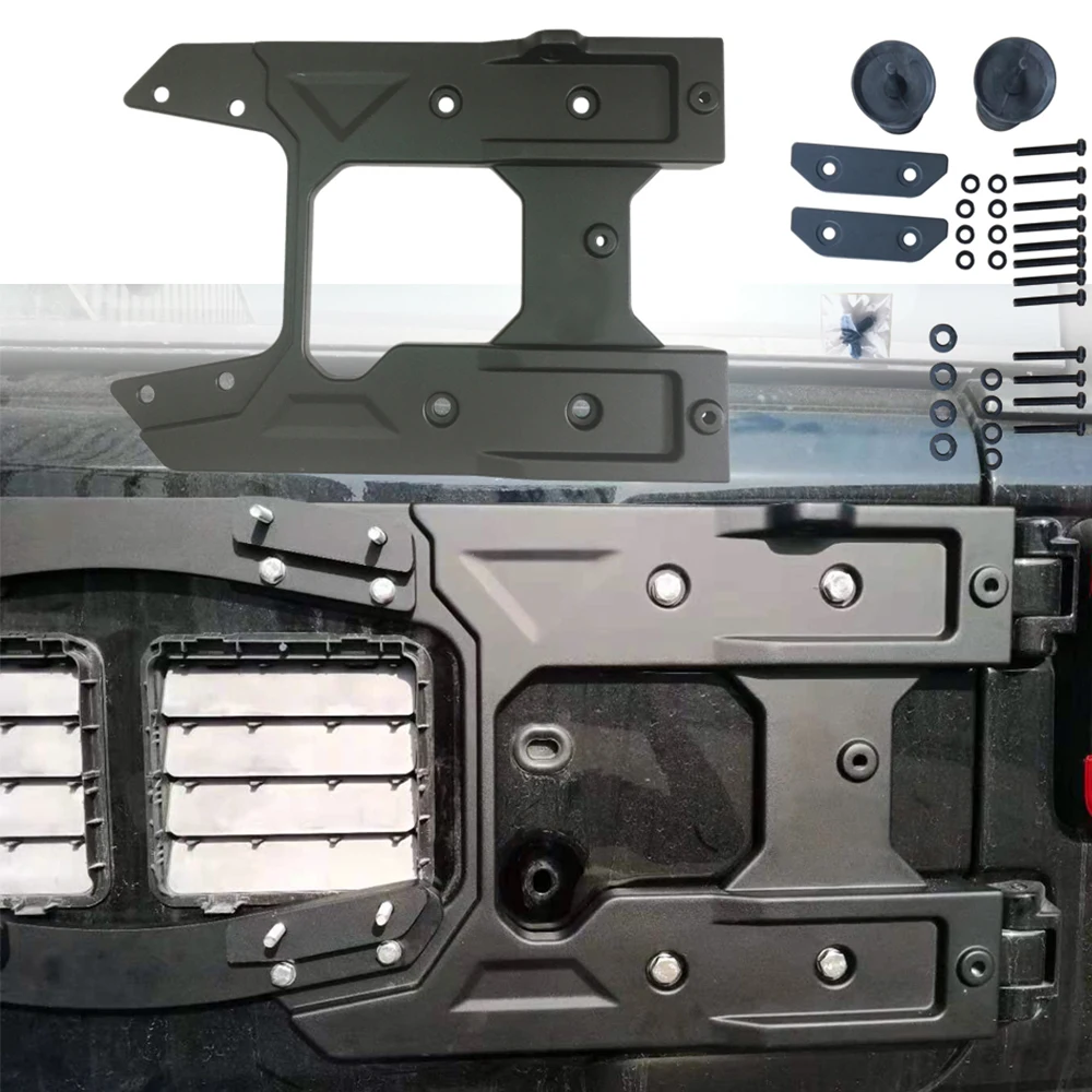 Aluminum Alloy Tailgate Bracket Hinge Spare Tire Carrier For Jeep For Wrangler JL 2018+ JL1043