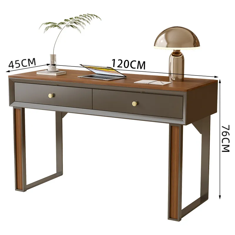 

Medieval style study table household study small apartment modern minimalist