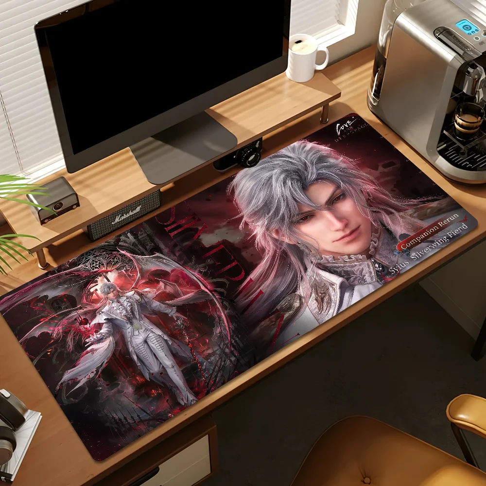 Love And Deepspace Game Mouse Pad Desk Mat Large Non-slip Anti-fray Keyboard Ergonomic Office Rubber PC Home Custom