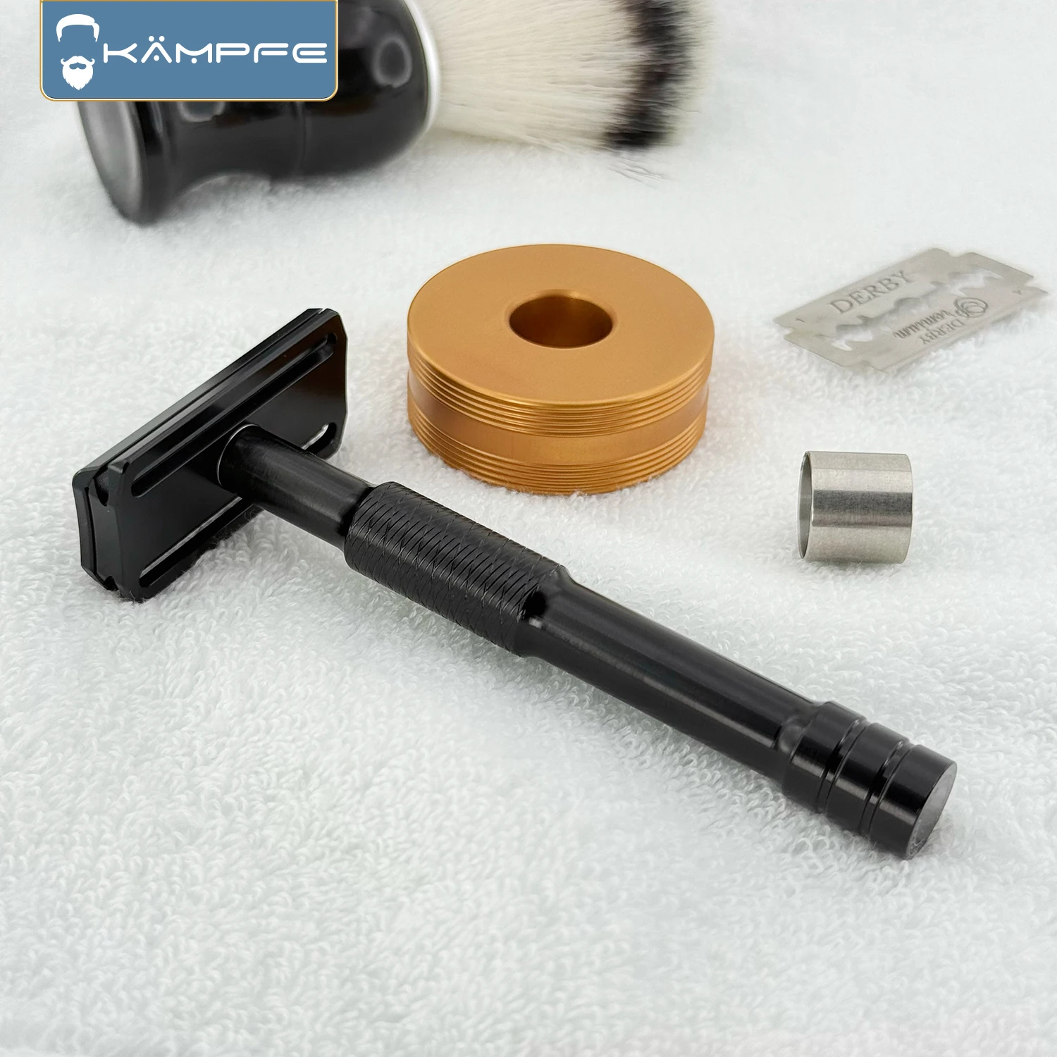 KAMPFE A99 Attack 30 ° Precision Angle CNC Engraving Aluminum Alloy Double sided Safety Shaver Men's Gift Women's Shaver