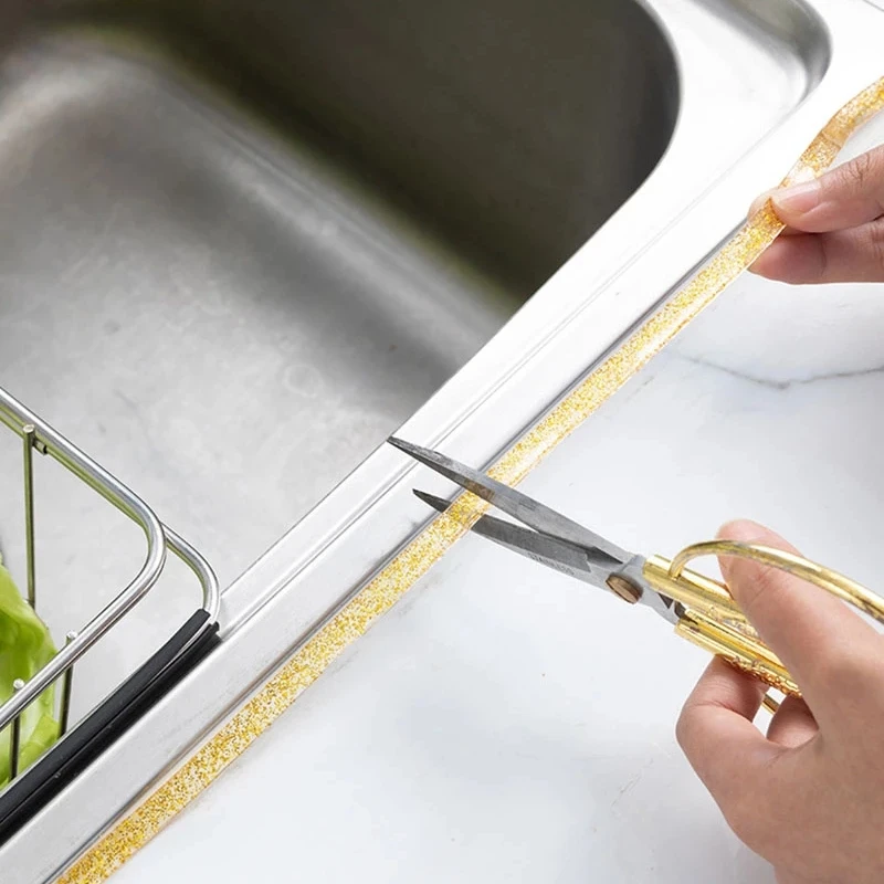 6M Self-Adhesive Ceramic Tile Gap Mildewproof Tape Kitchen Bathroom Gap Waterproof Beautiful Seam Tape Edge Decorative Strip
