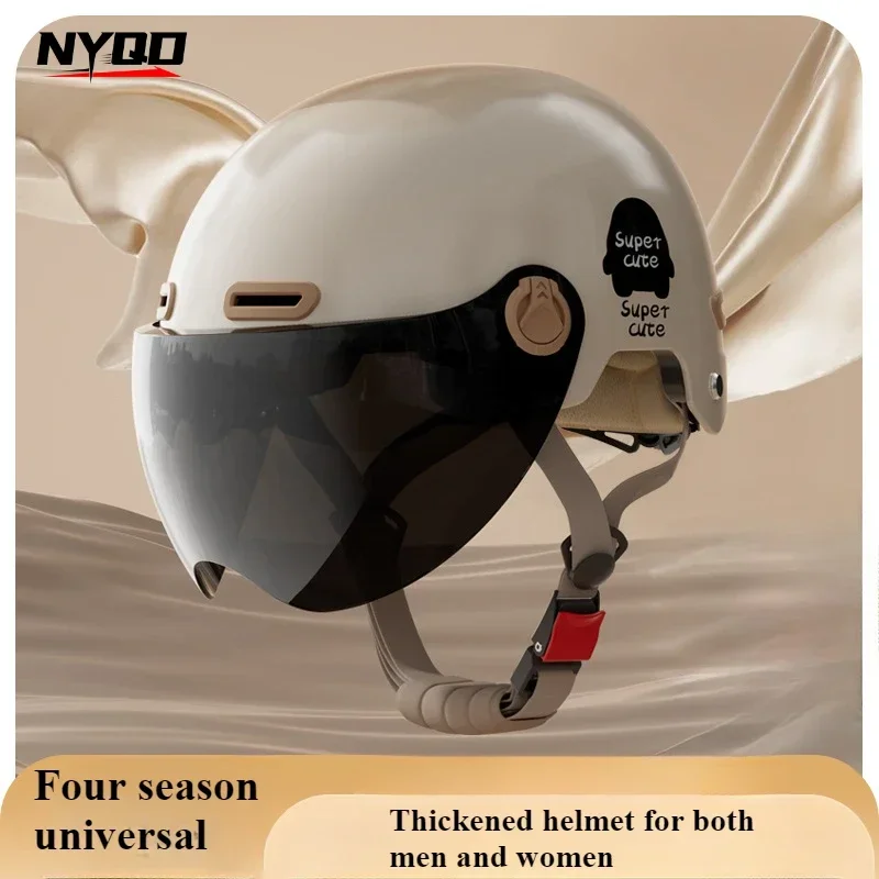 Electric Car Helmet Four Seasons Universal Electric Car Safety Lightweight Half Helmet  헬멧반모  Casco Moto Cascos Para Moto