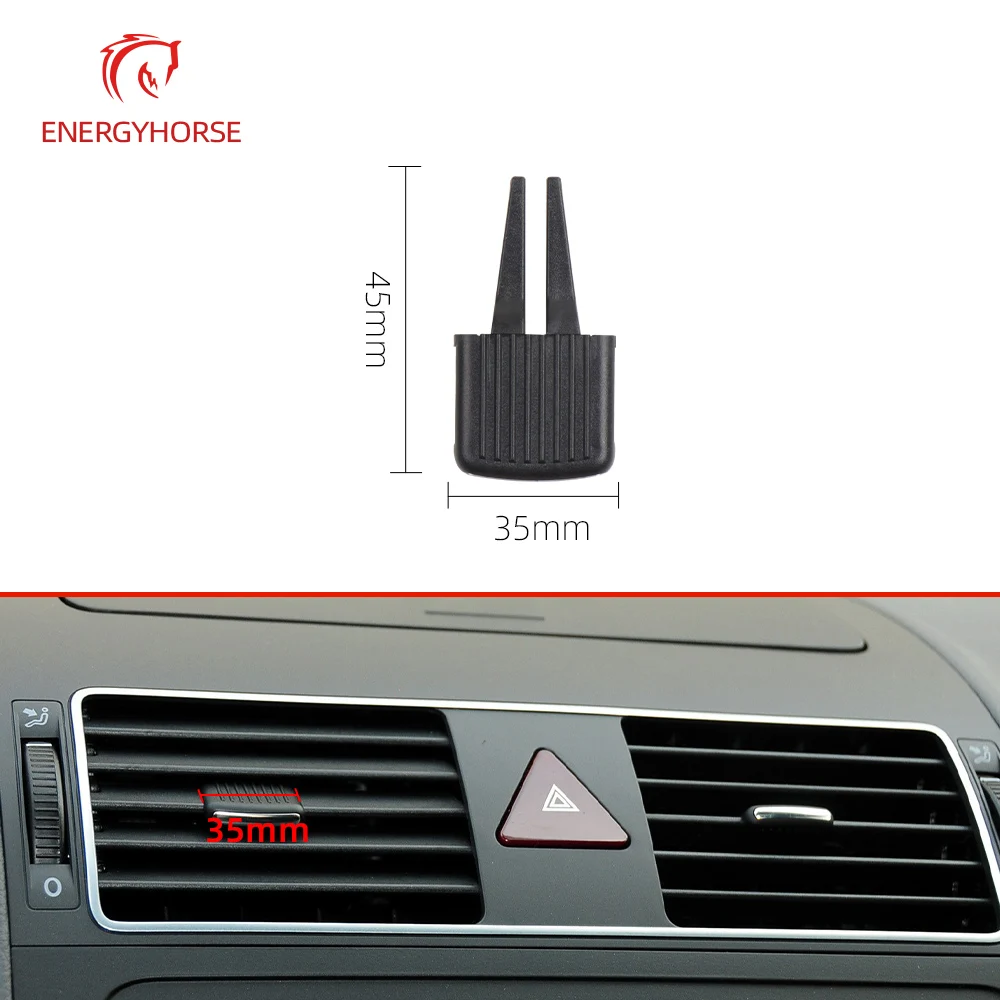 Air Outlet Paddle Car Front Air Conditioning AC Vent Grille Clip Slider For Volkswagen Touran 2005-2015 1TD819703A