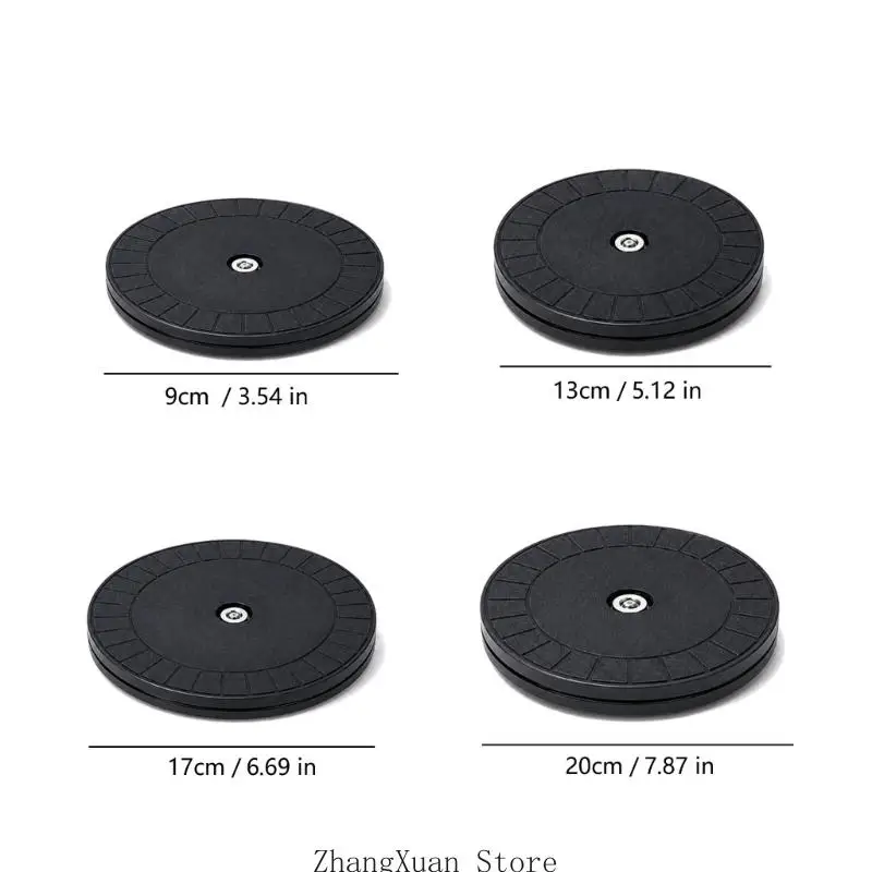Quiet Rotating Display Platform Set of 4 for Smooth Object Presentation 3XUF