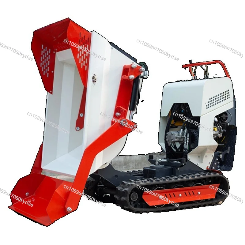 Diesel Engine Plus Power Garden Tilt and Lift YH-FD500 Crawler Motocarriola Cingolata Mini Dumper