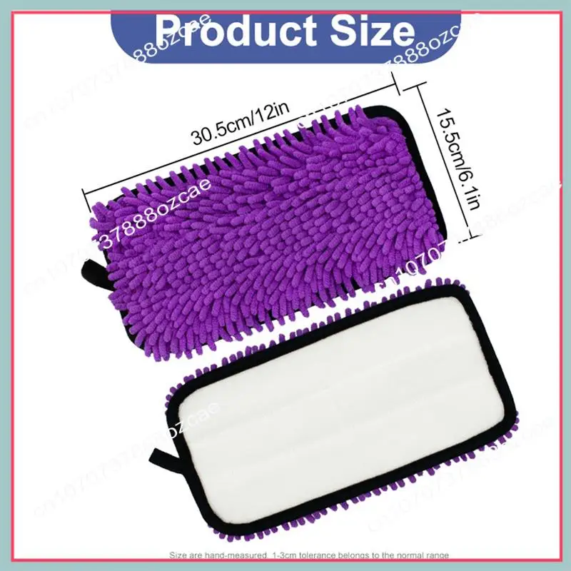 Almohadillas de microfibra de repuesto para fregona reutilizable A26P, para chorro húmedo Swiffer, piezas de repuesto para paños de fregado en seco y húmedo