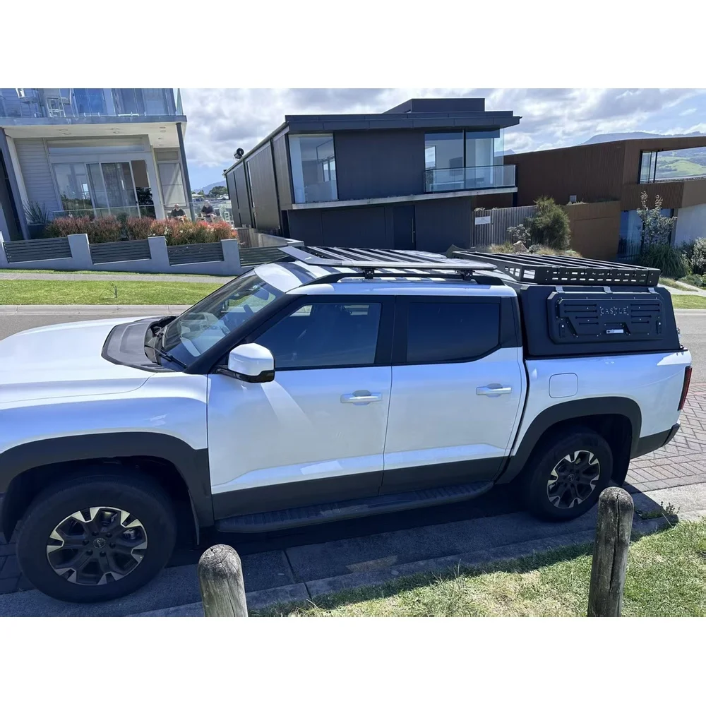 Dream Car No-Drill BYD Shark 6 Pickup Canopy 3-way Opening Aluminum Hardtop Truck Topper Modular Overland Shell With Secure