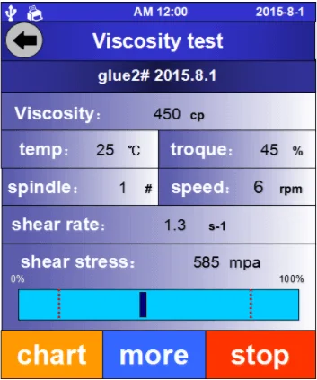 Laboratory Rotational Digital Viscometer With Touch Screen Controller Pouch Cell Material Testing