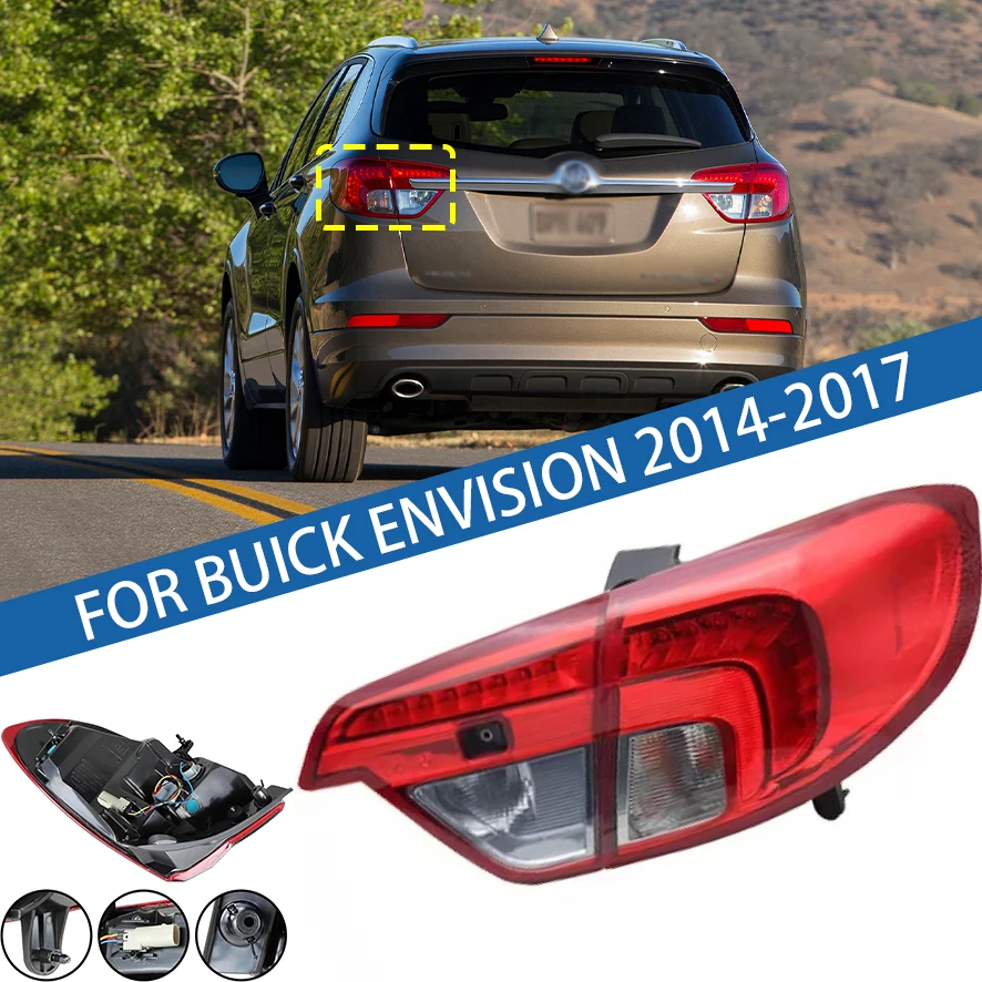 

For Buick Envision 2014 2015 2016 2017 Car LED Tail light Rear Bumper Light Stop Brake Lamp Turn Signal Warning