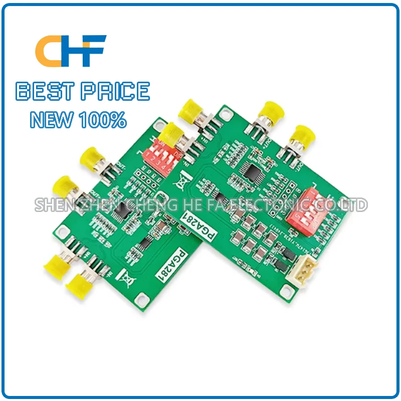 PGA281 programmable gain amplifier module can attenuate broadband precision meter